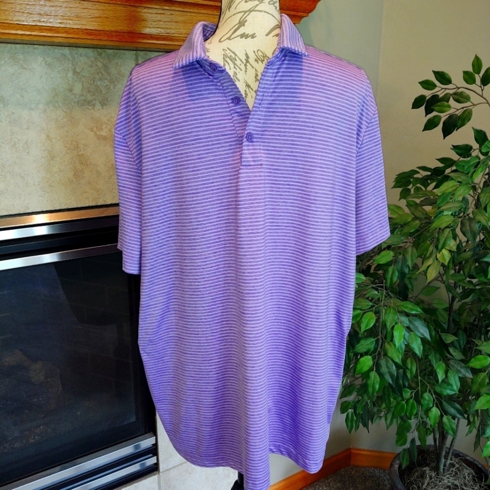 Members Mark Purple Stripped XL Polo!